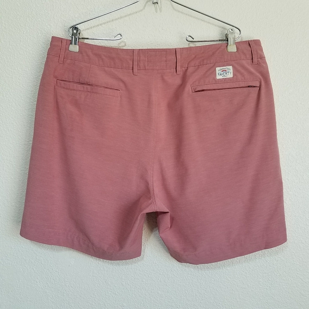 Faherty All Day Shorts in Sunrose - Picture 2 of 11
